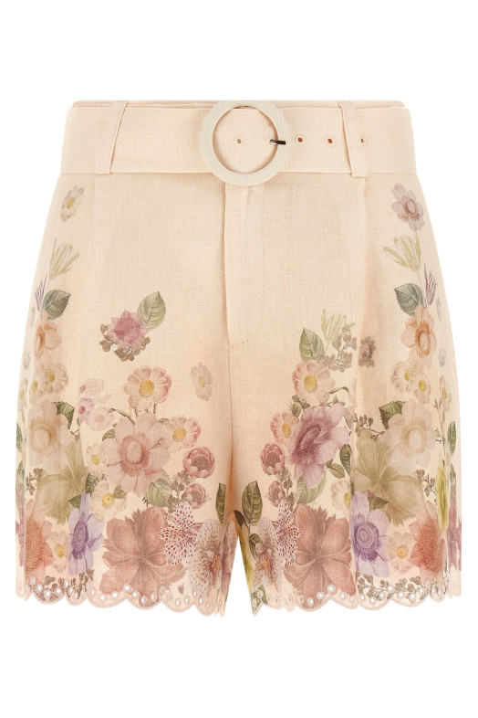 Linen shorts Pink