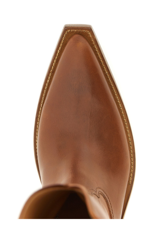 'Heel-Less' boots Brown