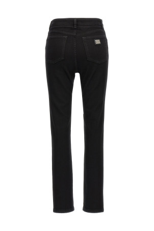 5-pocket jeans Black