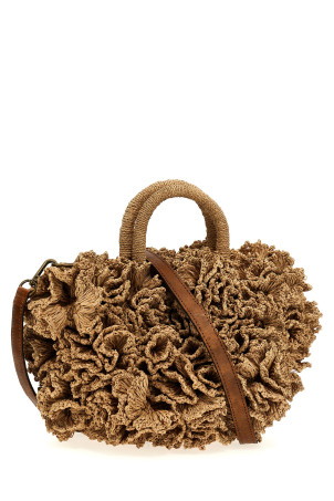 'Coral' handbag Beige