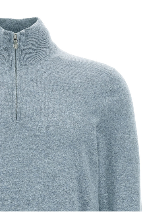 Half-zip sweater BLUE