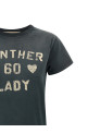 Valentino Garavani 'Panther Lady' T-shirt Gray