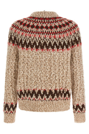 Alpaca and silk sweater Multicolor