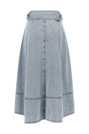 Denim skirt BLUE
