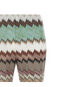 Lamé snake viscose pants Multicolor