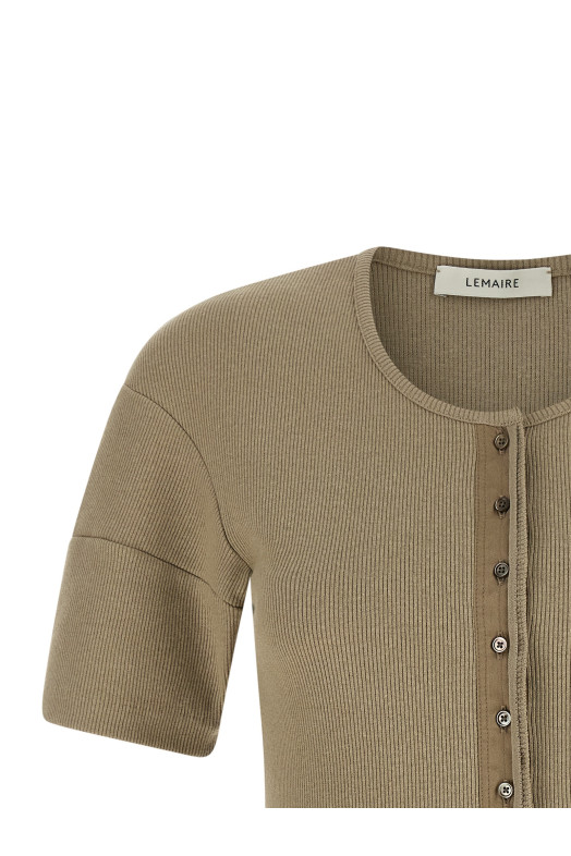 'Henley' sweater Beige