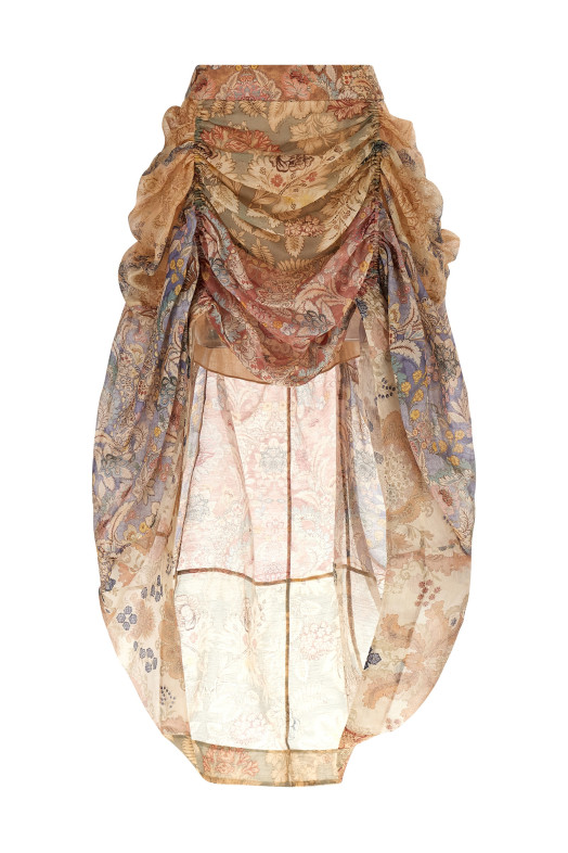 'Rebellion' draped skirt Pink