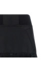 Pleated insert skirt Black
