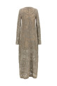 Micro sequin dress Beige