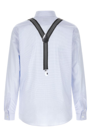 Trompe-l'œil print shirt BLUE