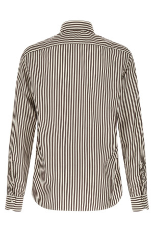 Striped shirt Brown