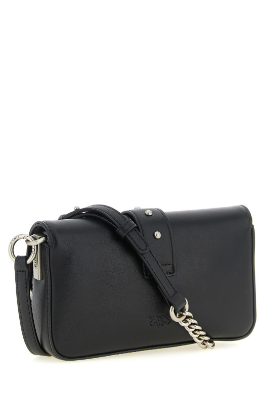 'Love One Slouchy Baby' crossbody bag  Black