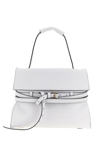 'Tie Me' shoulder bag White