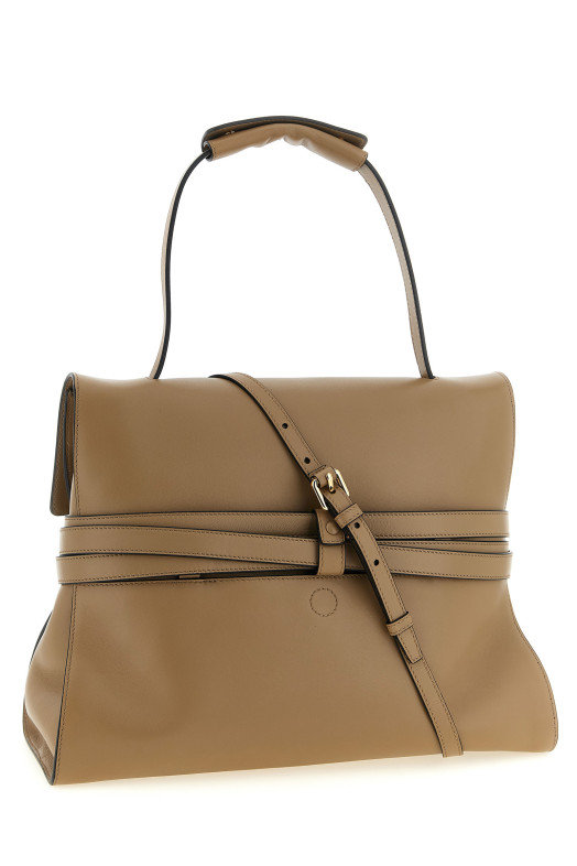 'Tie Me' shoulder bag Beige