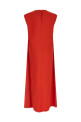 Round-neck dress Red