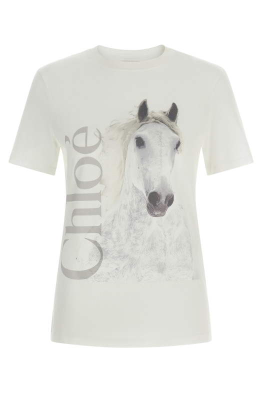 Printed T-shirt White