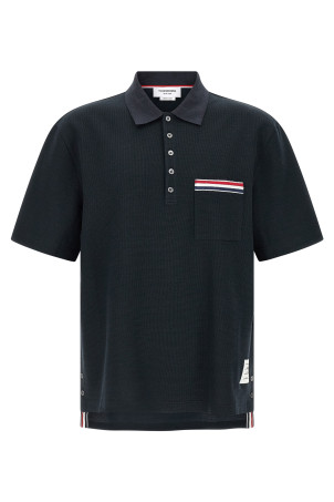 'Nastro RWB' polo shirt Blue