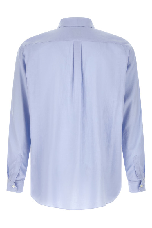 Cotton and silk shirt BLUE