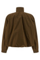 'Soft Pleated' jacket Brown