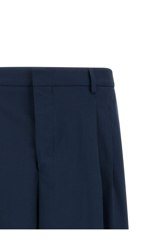 Fresh wool bermuda shorts Blue