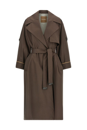 'MtcUtrench' trench coat Brown