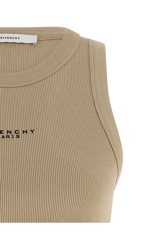 'Givenchy Paris' print top Beige