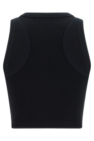 'Givenchy Paris' print top Black