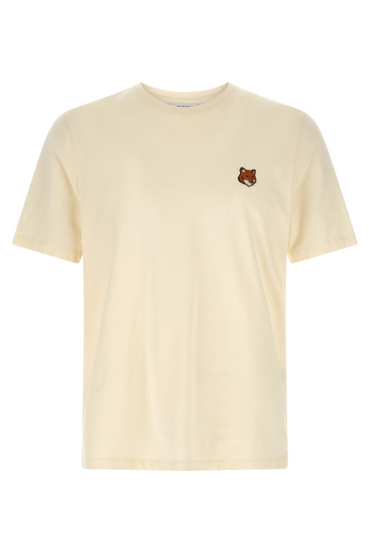 'Fox Head' T-shirt Beige