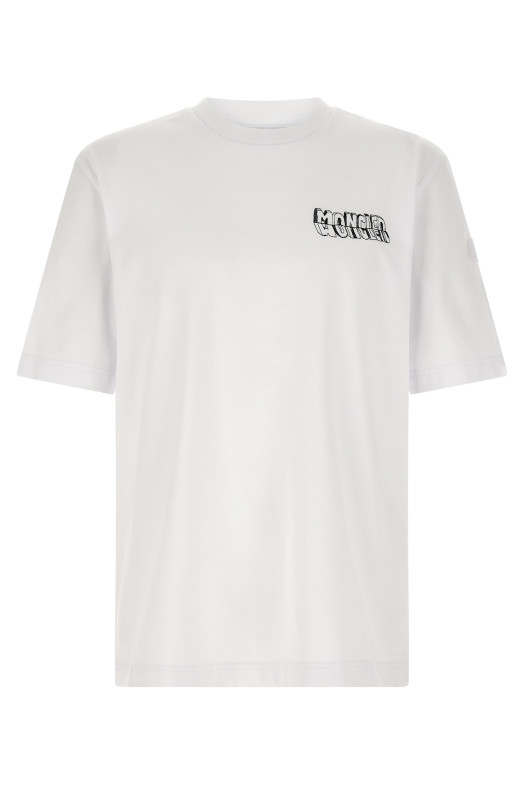 Embroidery t-shirt White