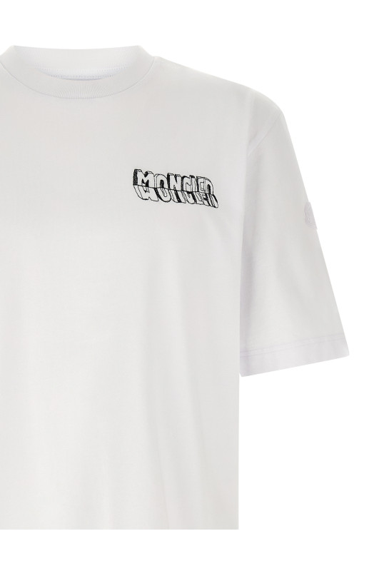 Embroidery t-shirt White