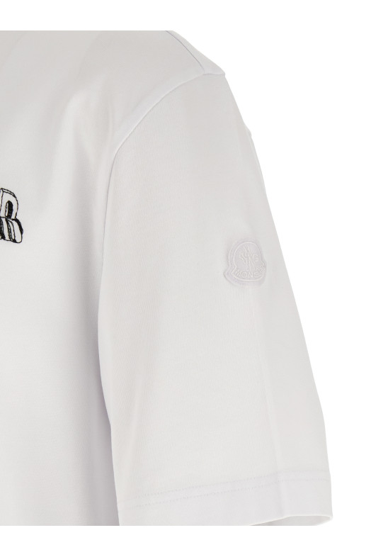 Embroidery t-shirt White