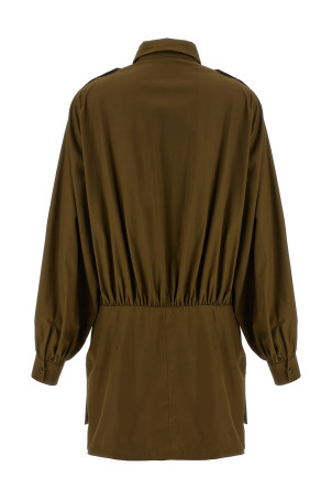 'Utility' dress Brown