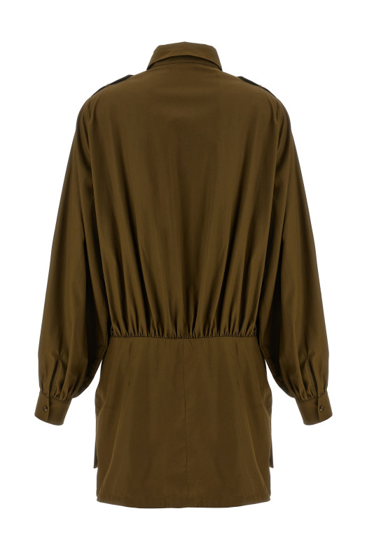 'Utility' dress Brown