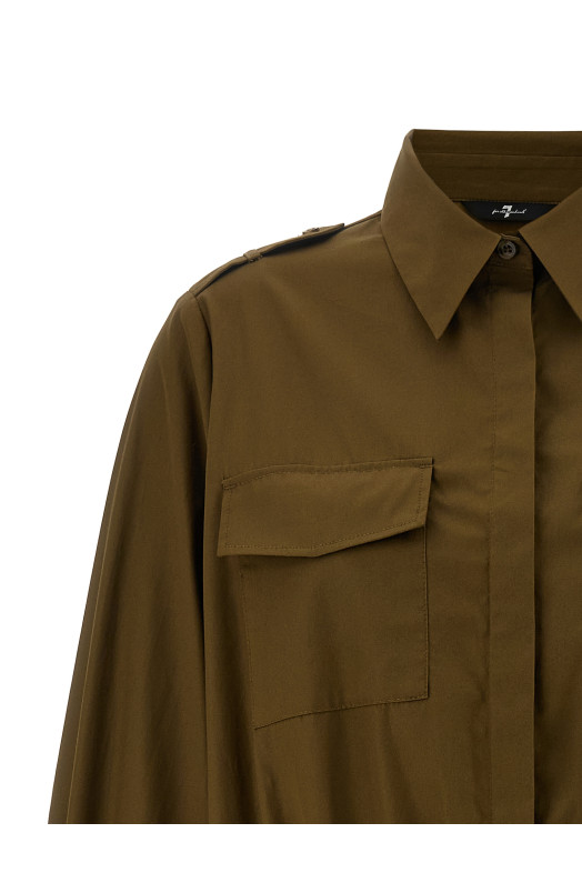 'Utility' dress Brown