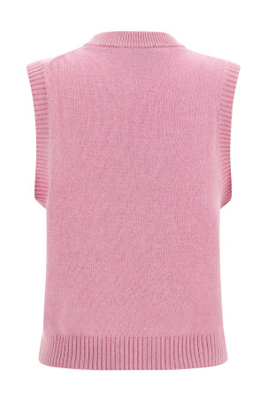 Wool vest Pink