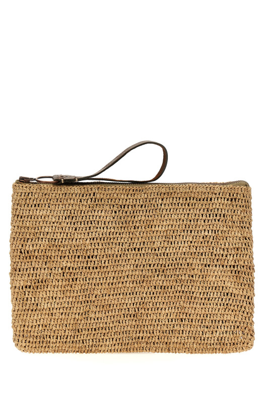 'Ampy' clutch Beige