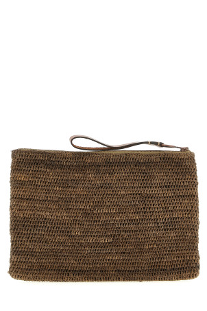 'Ampy' clutch Brown
