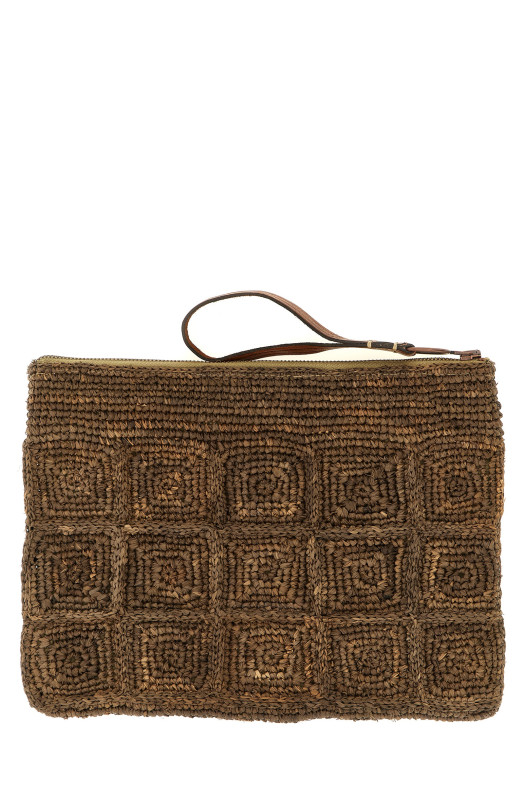 'Tanala' clutch Brown