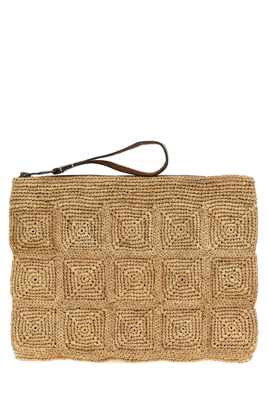 'Tanala' clutch Beige