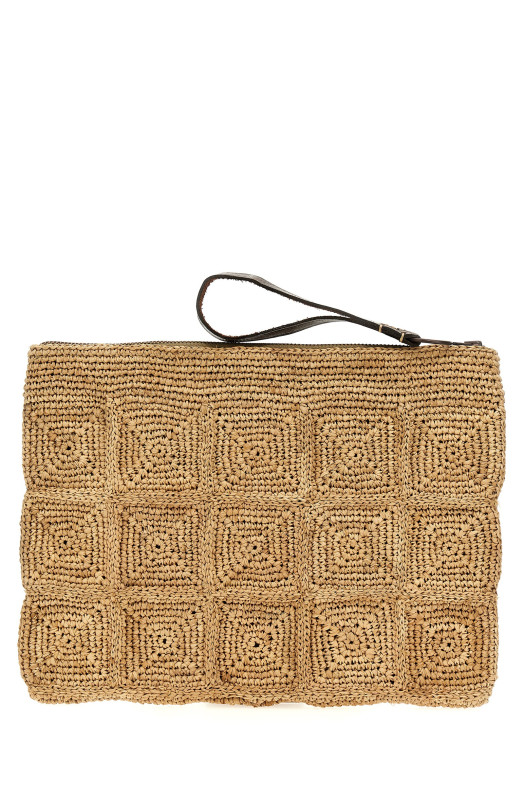 'Tanala' clutch Beige