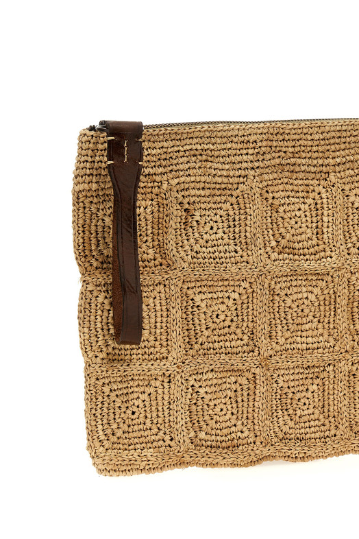 'Tanala' clutch Beige