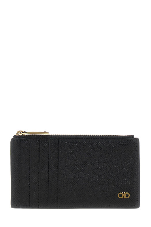 'Gancini' card holder Black