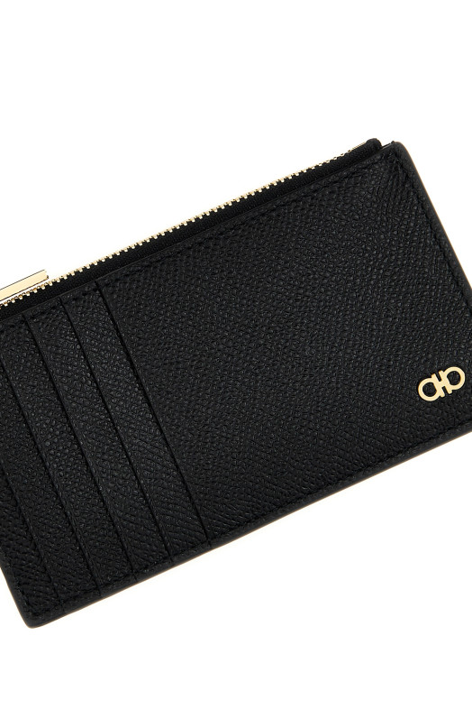 'Gancini' card holder Black
