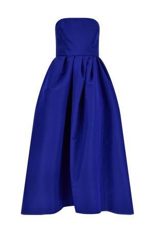 Silk dress Blue