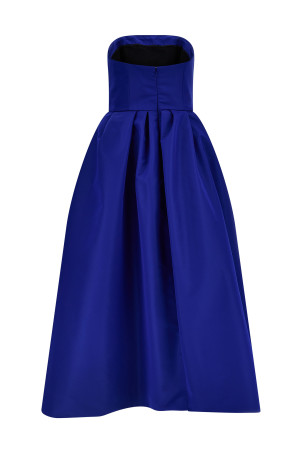 Silk dress Blue