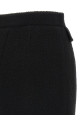 Bouclé wool skirt Black