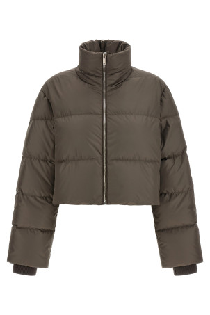 Moncler + Rick Owens 'Cyclopic Cropped' down jacket Gray