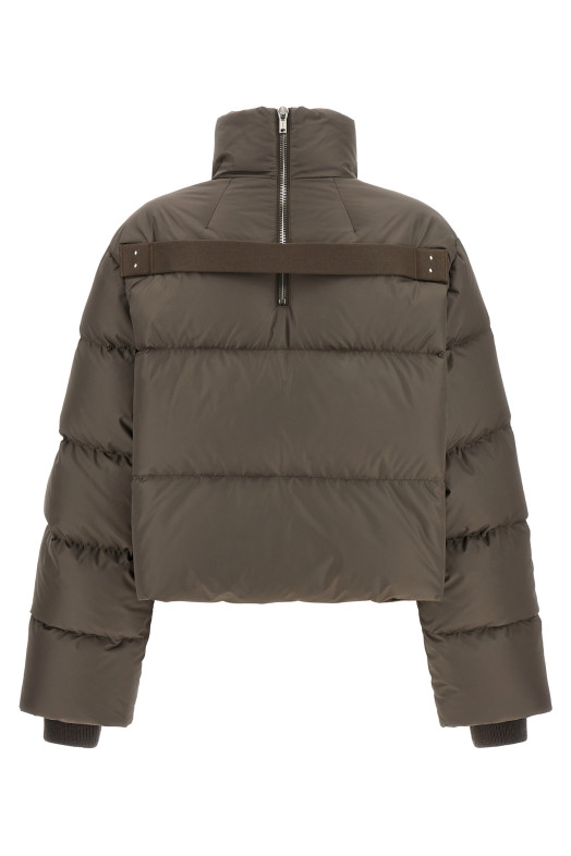 Moncler + Rick Owens 'Cyclopic Cropped' down jacket Gray