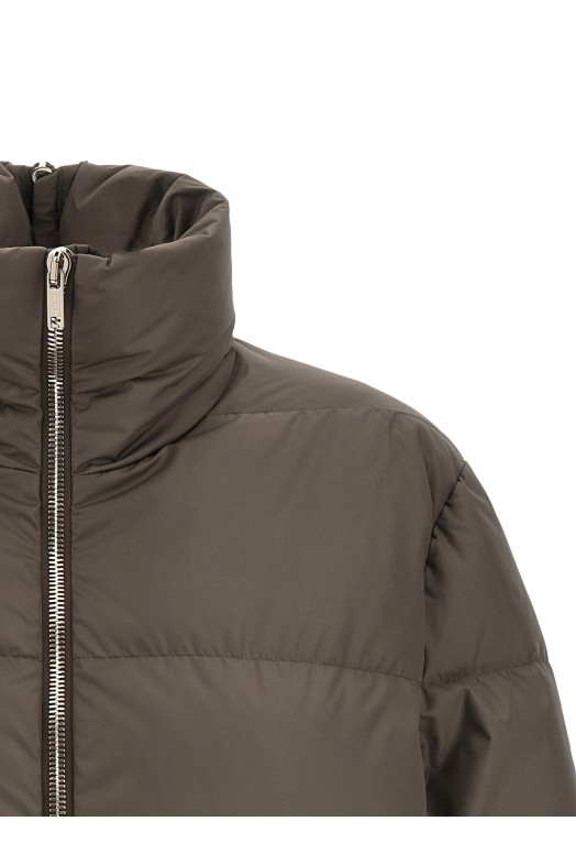 Moncler + Rick Owens 'Cyclopic Cropped' down jacket Gray