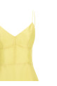 Silk organza dress Yellow